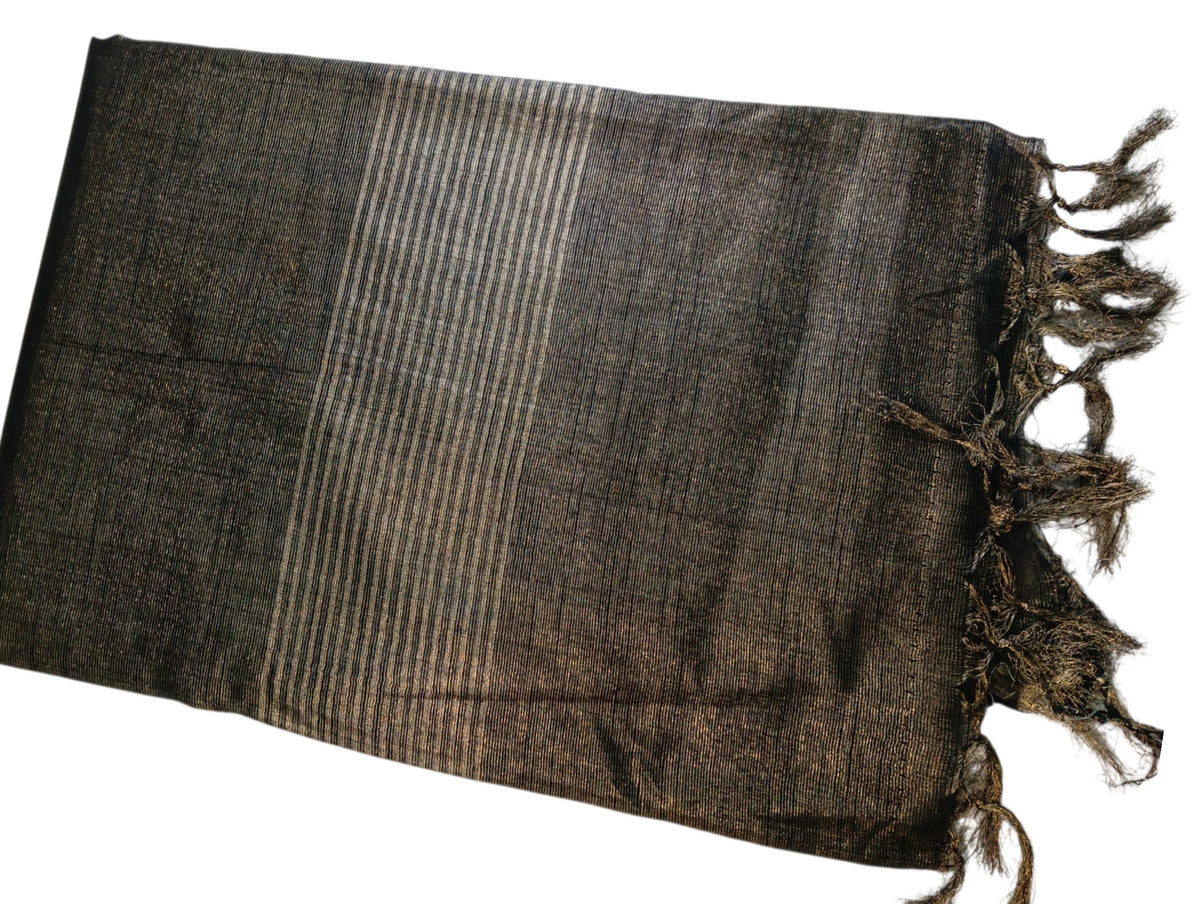 Pure Tissue Linen Silk Saree | Linen Silk | Pure Silk Saree |  Exquisite Linen Silk Saree