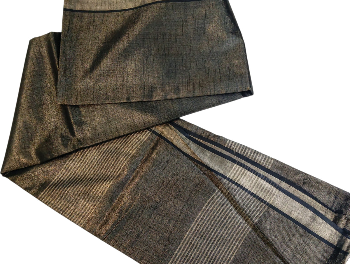 Pure Tissue Linen Silk Saree | Linen Silk | Pure Silk Saree |  Exquisite Linen Silk Saree